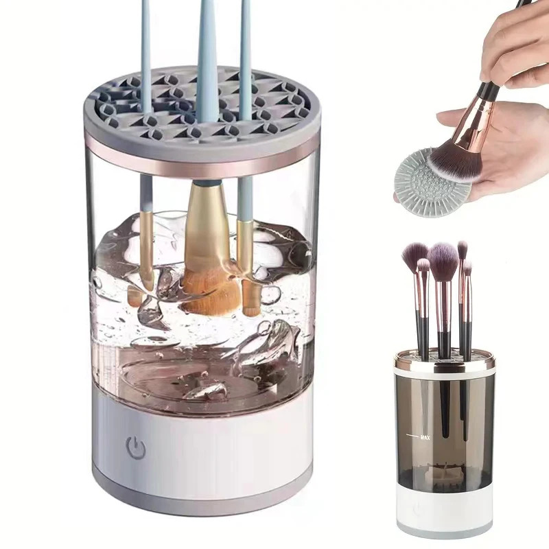 Beauty Makeup Tool - Автоматический электрический очиститель кистей для макияжа