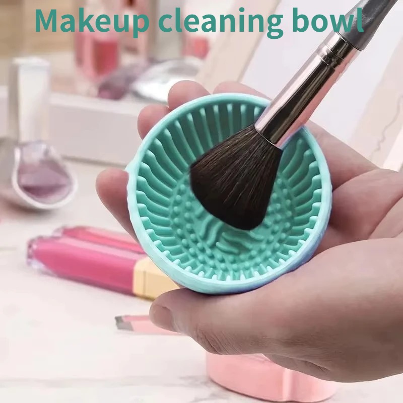 Beauty Makeup Eyeshadow - Мягкая силиконовая чаша для чистки кистей