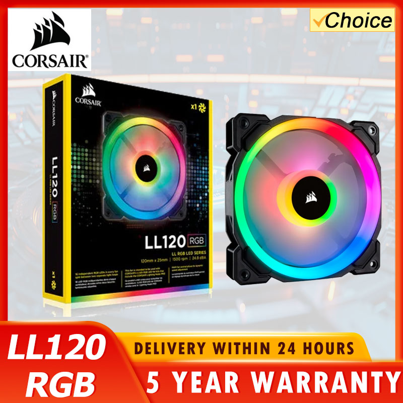 Led Ring Light - CORSAIR LL120 RGB 120 мм двойной