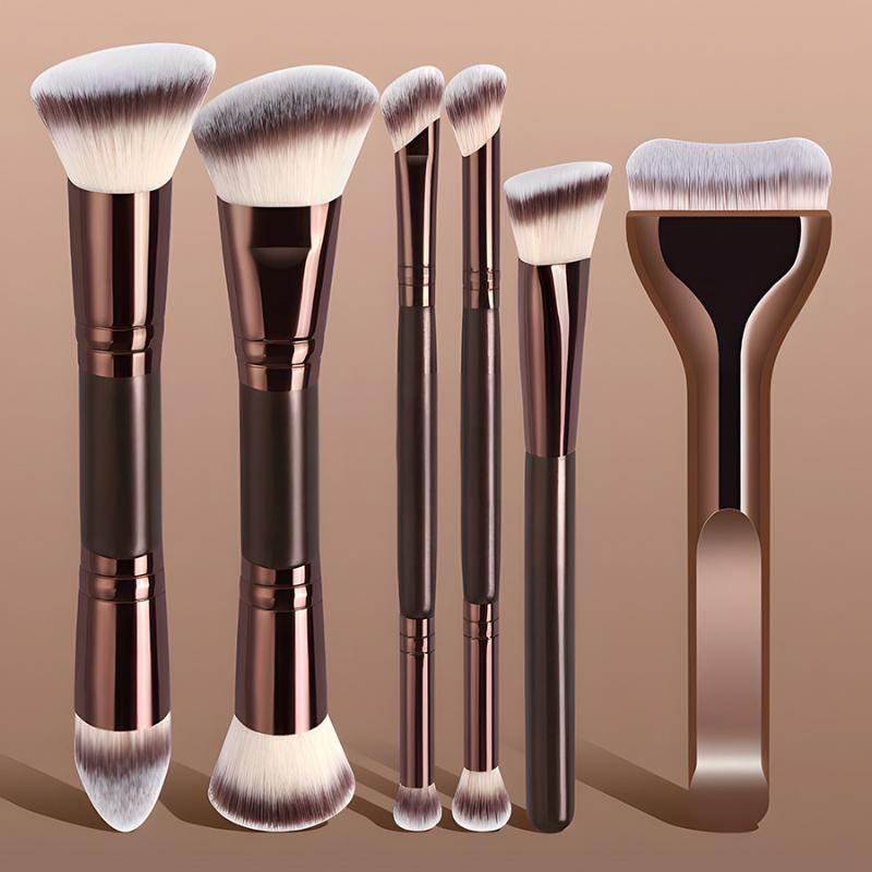 Ms Beauty Makeup - Набор кистей для макияжа с двойной
