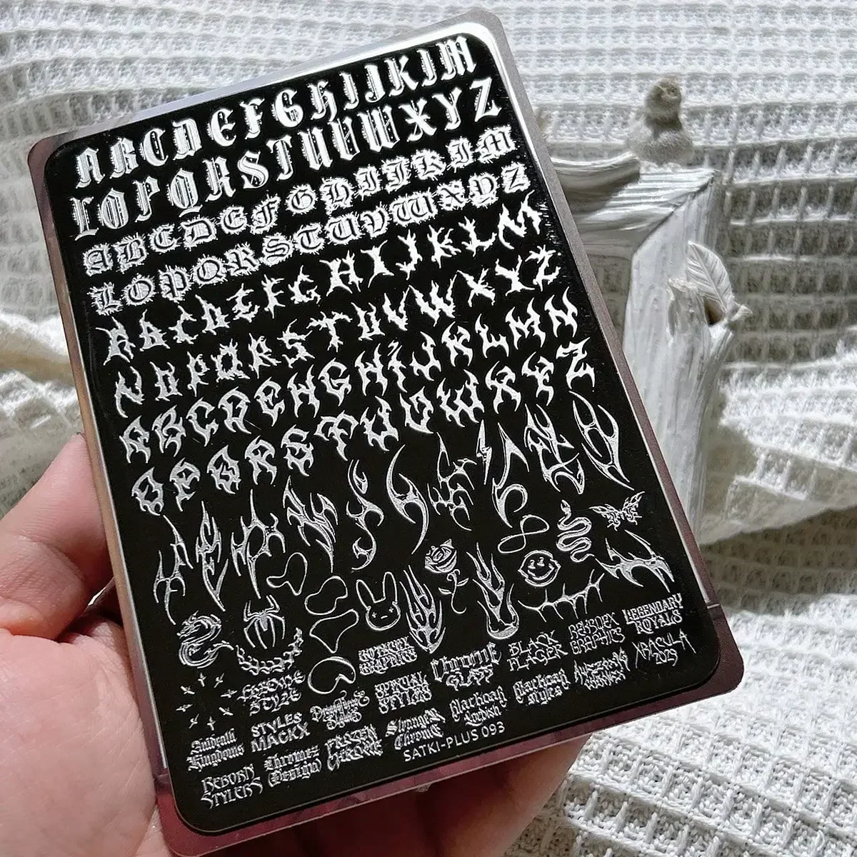 Nail Art Stamping Kit - Высококачественные пластины для стемпинга, шаблоны для
