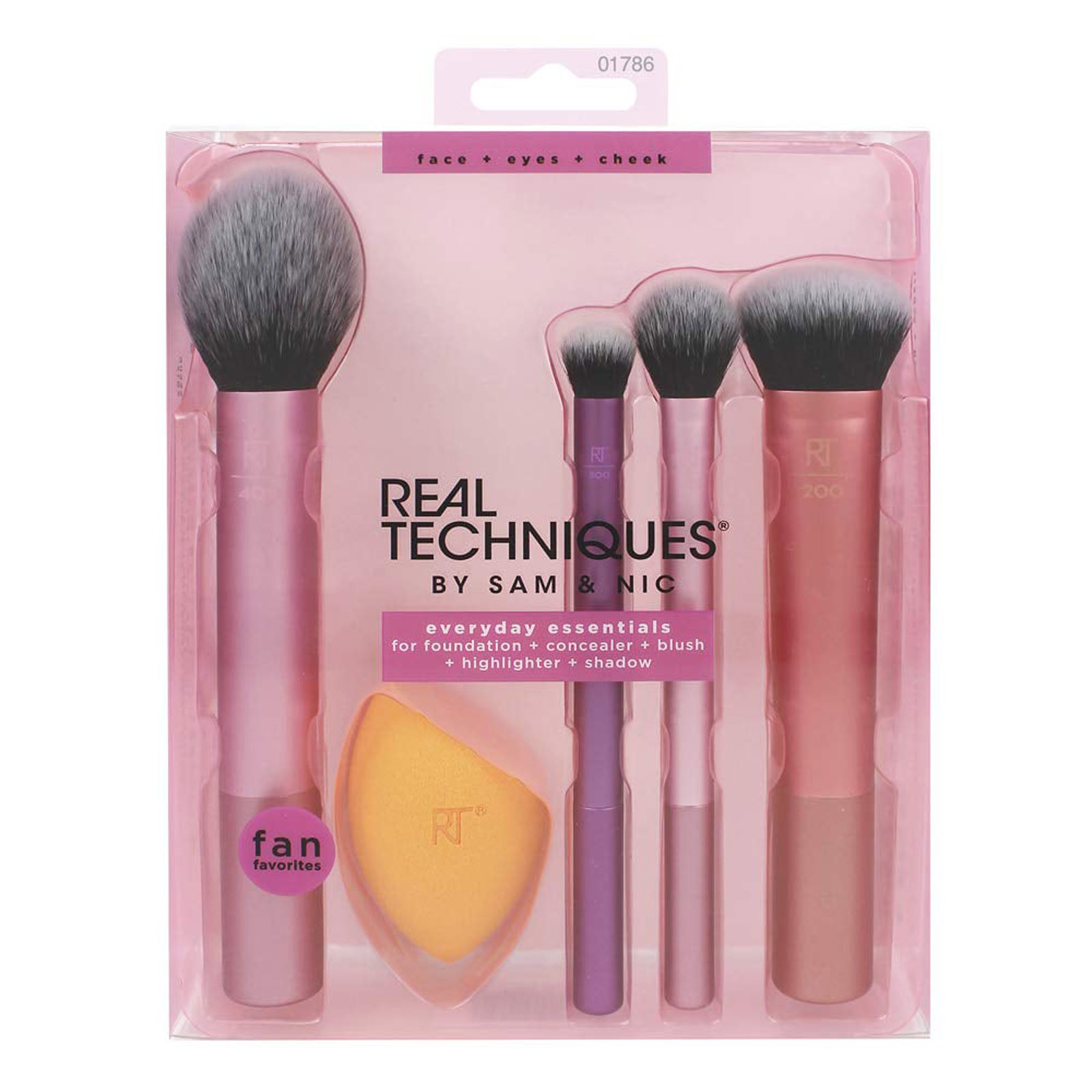 Beauty Makeup Eyeshadow - Real Techniques профессиональный набор кистей для