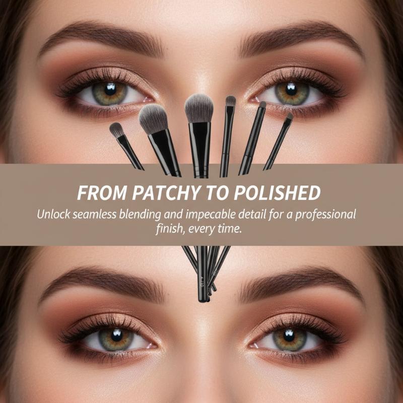 Beauty Makeup Eyeshadow - Набор кистей для макияжа глаз (5/6/8/10