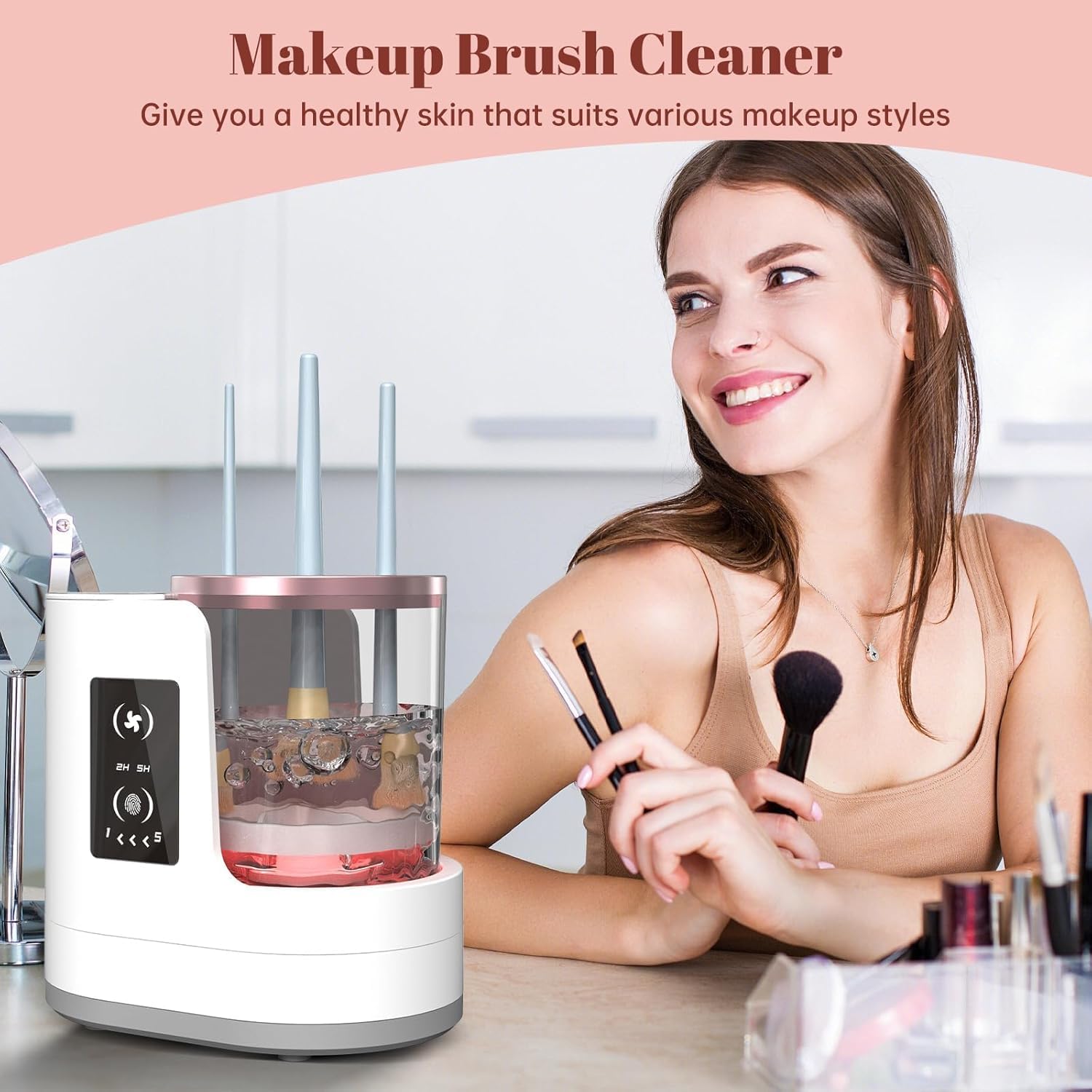 Beauty Makeup Tool - Автоматическая вращающаяся электрическая машинка для чистки