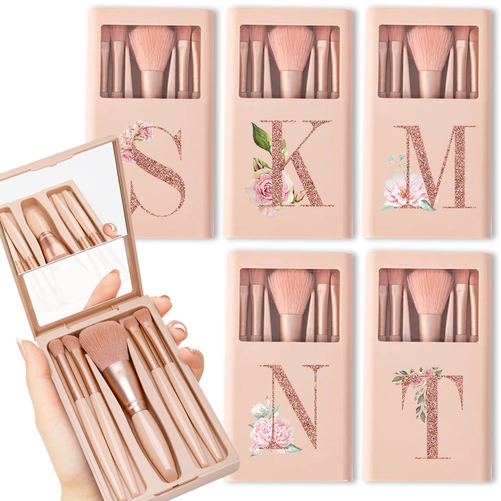 Beauty Makeup Kit Box - 5 шт., набор косметических кистей с