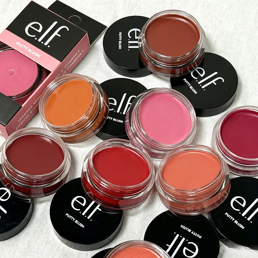 Fenty Beauty Makeup Highlighter - Румяна Elf Putty Blush, матовые кремовые