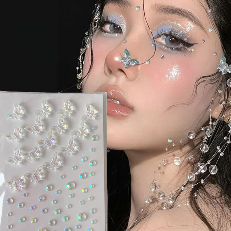 1/6 шт. красочные бабочки с кр – обзор и цена Beauty Gems Makeup
