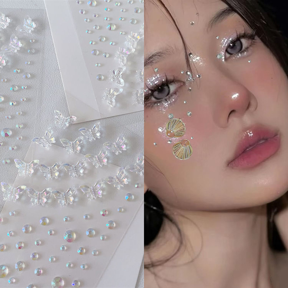 1/6 шт. красочные бабочки с кр – обзор и цена Beauty Gems Makeup