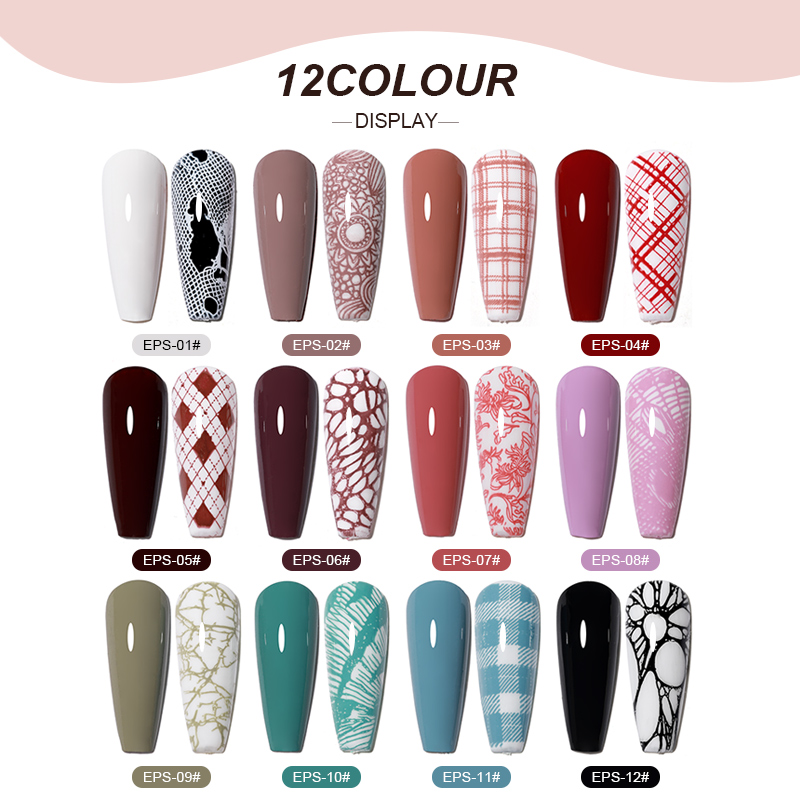 Набор гель-лаков для штамповки – обзор и цена Nail Art Stamping Kit