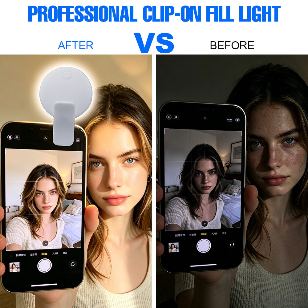 Портативный прищепочный светил – обзор и цена Led Ring Light