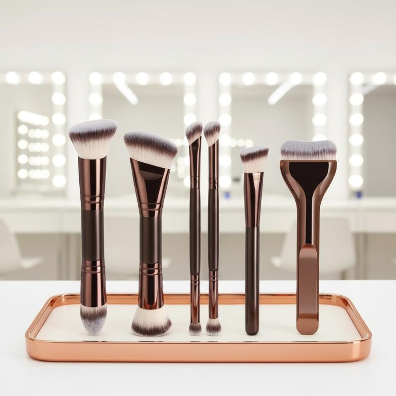 Набор кистей для макияжа с дво – обзор и цена Ms Beauty Makeup