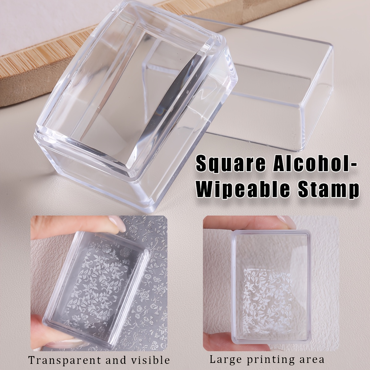 Набор квадратных прозрачных си – обзор и цена Nail Art Stamping Kit