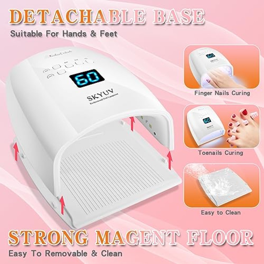 Перезаряжаемая УФ-светодиодная – обзор и цена Uv Nail Lamp