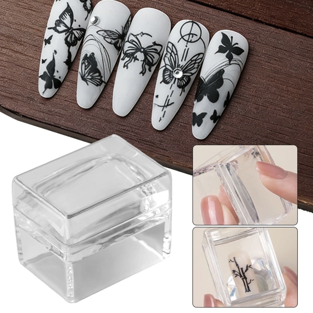 Новые прозрачные многоразовые  – обзор и цена Nail Art Stamping Kit