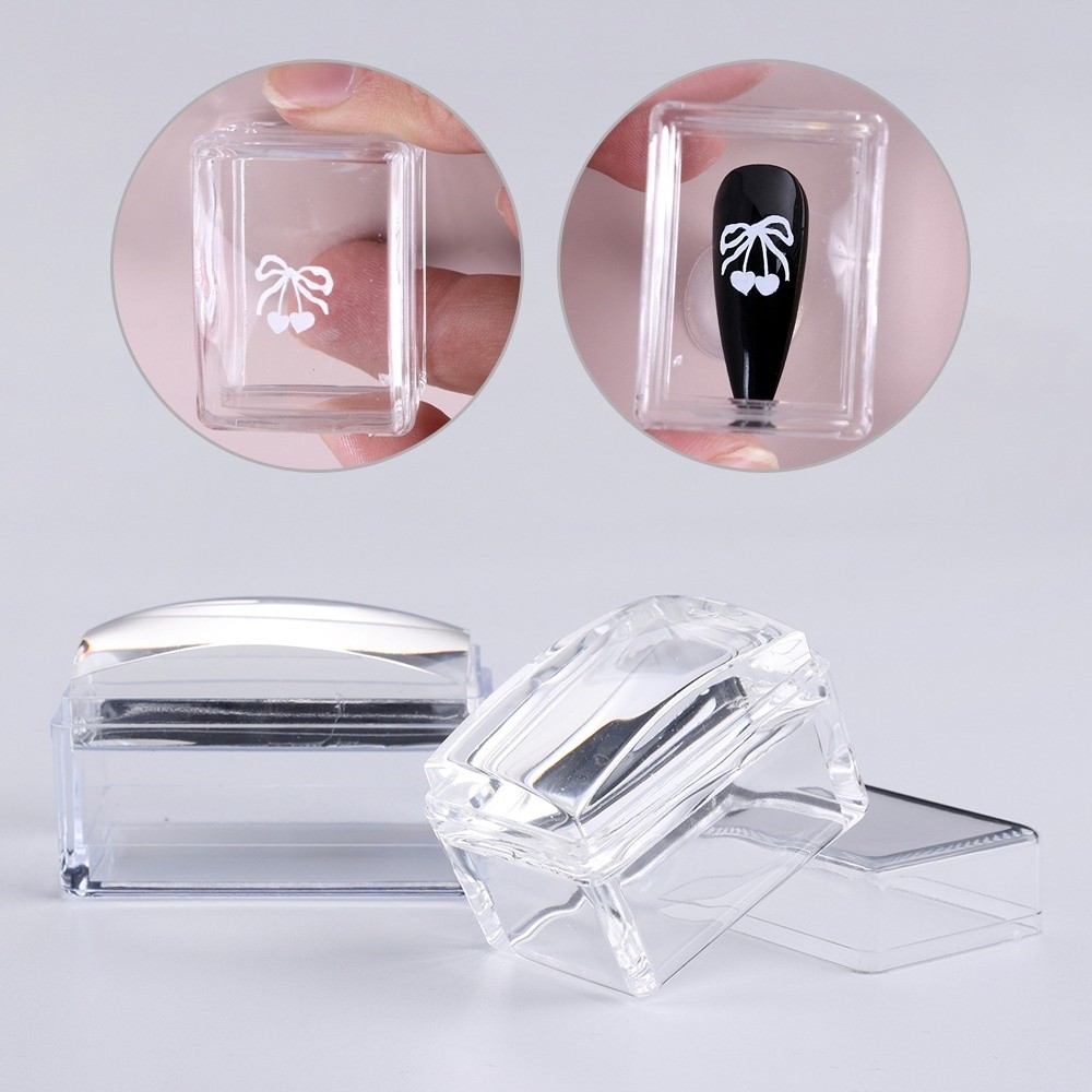 Новые прозрачные многоразовые  – обзор и цена Nail Art Stamping Kit