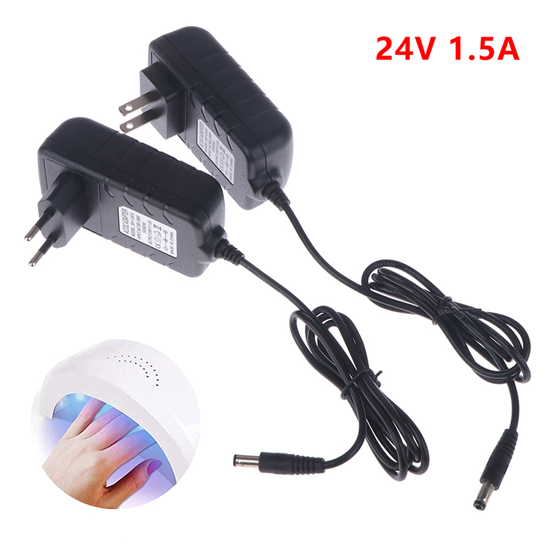 【Адаптер питания 24В 1,5А, зар – обзор и цена Uv Nail Lamp