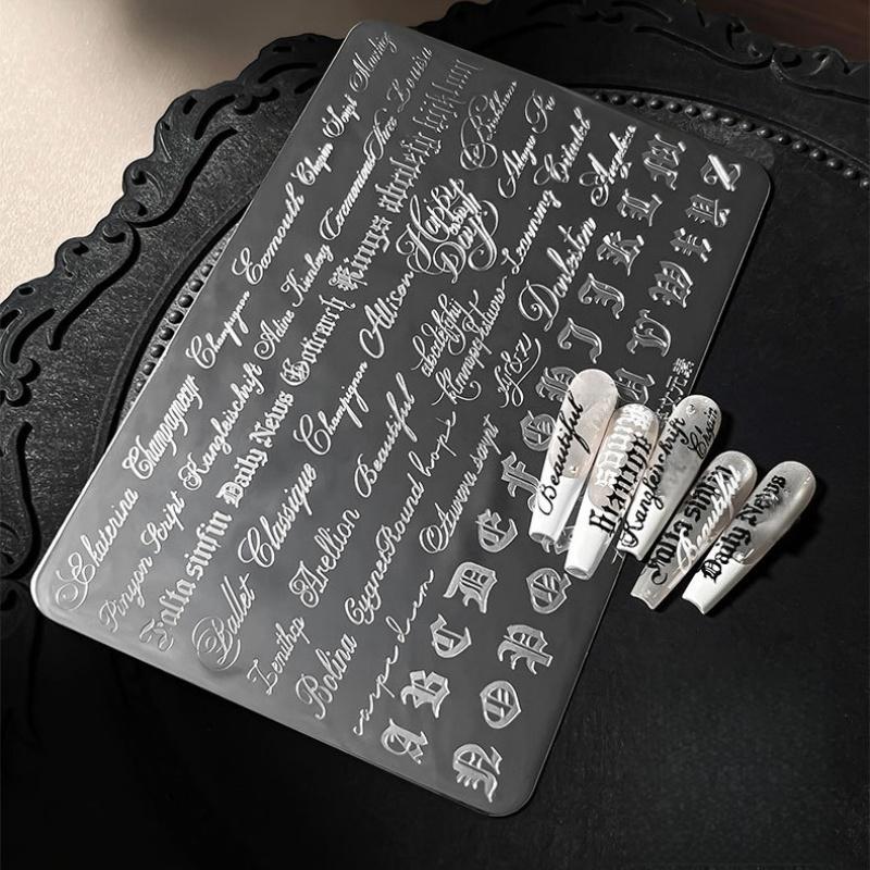 1 шт. трафарет для стемпинга н – обзор и цена Nail Art Stamping Kit