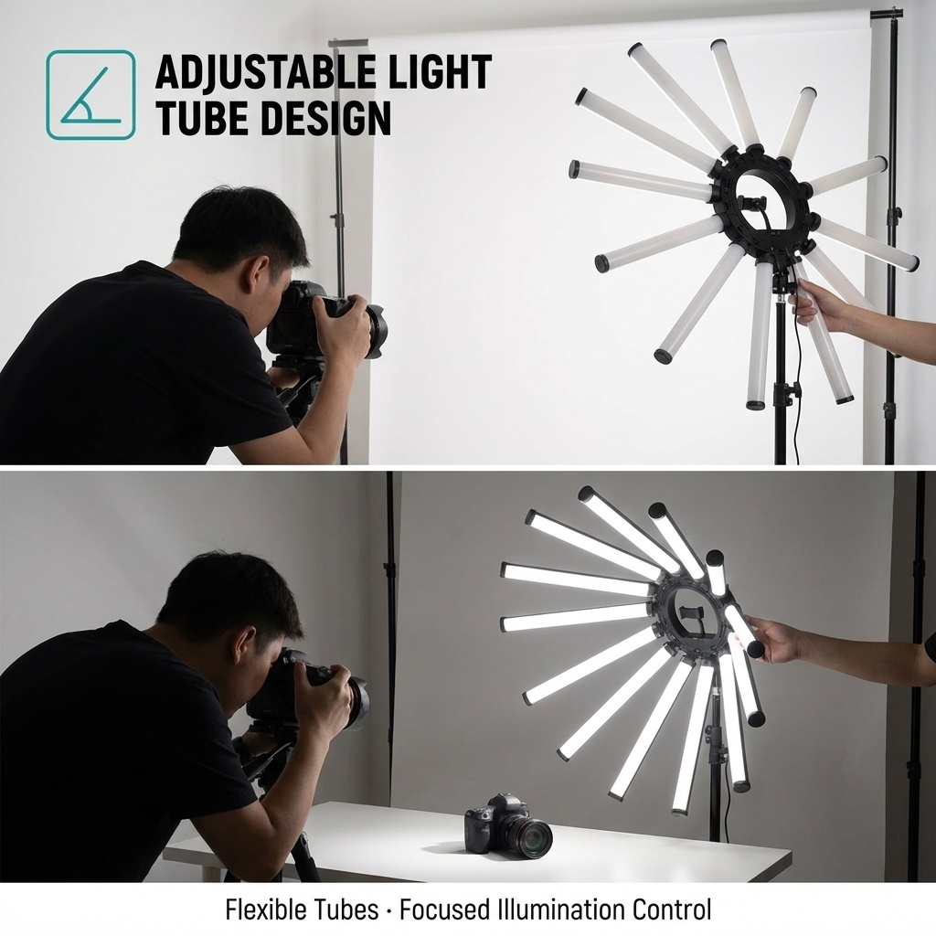 Комплект для фотосъемки с 12-ю – обзор и цена Led Ring Light