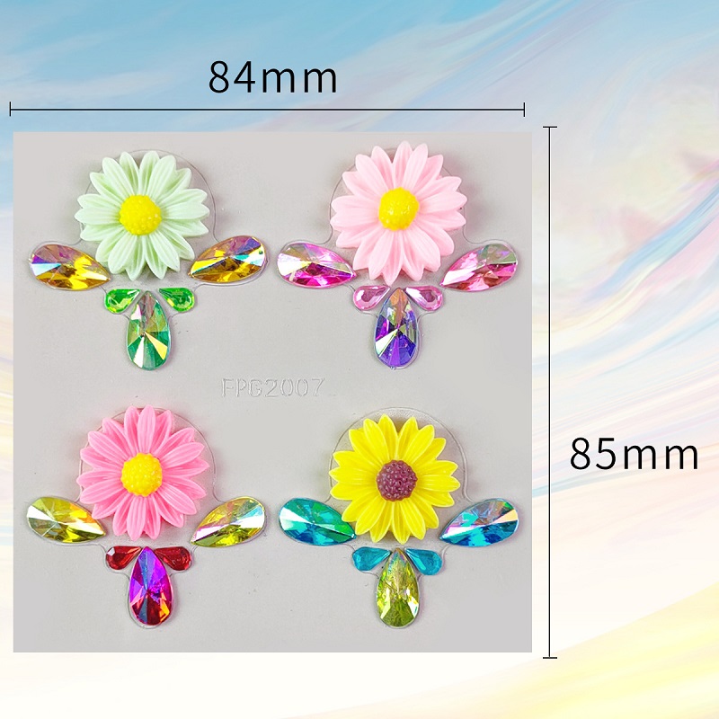 Новые 3D стразы для фестиваля  – обзор и цена Beauty Gems Makeup