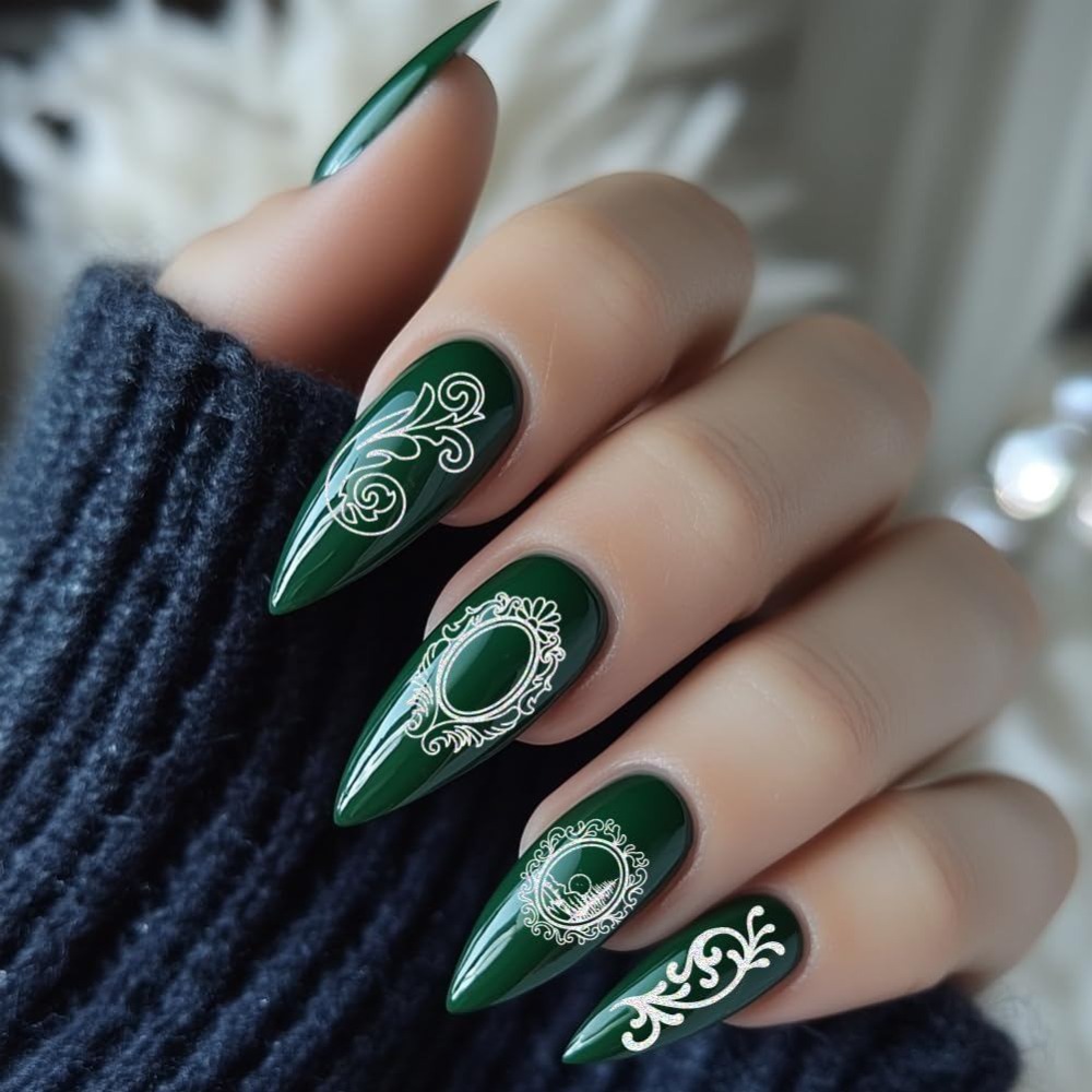 Набор из 3 винтажных трафарето – обзор и цена Nail Art Stamping Kit