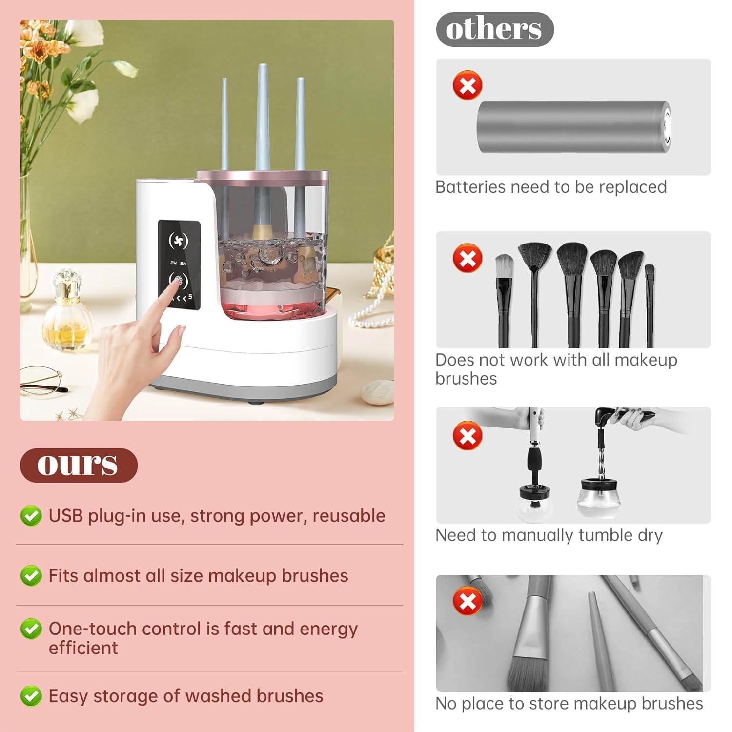 Автоматическая вращающаяся эле – обзор и цена Beauty Makeup Tool