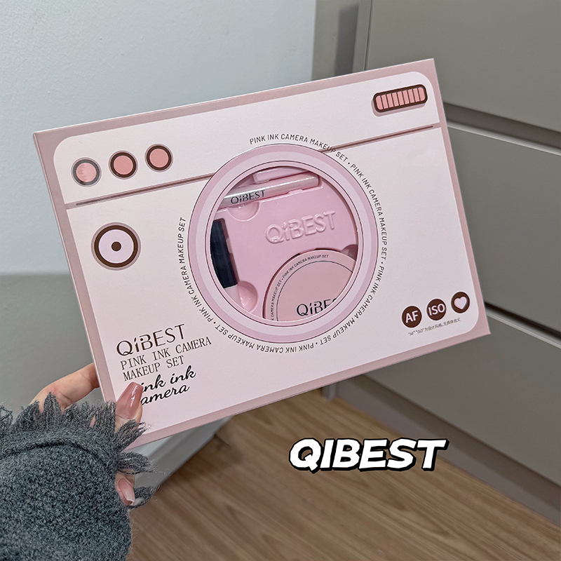QIBEST Розовый набор для макия – обзор и цена Beauty Makeup Kit Box
