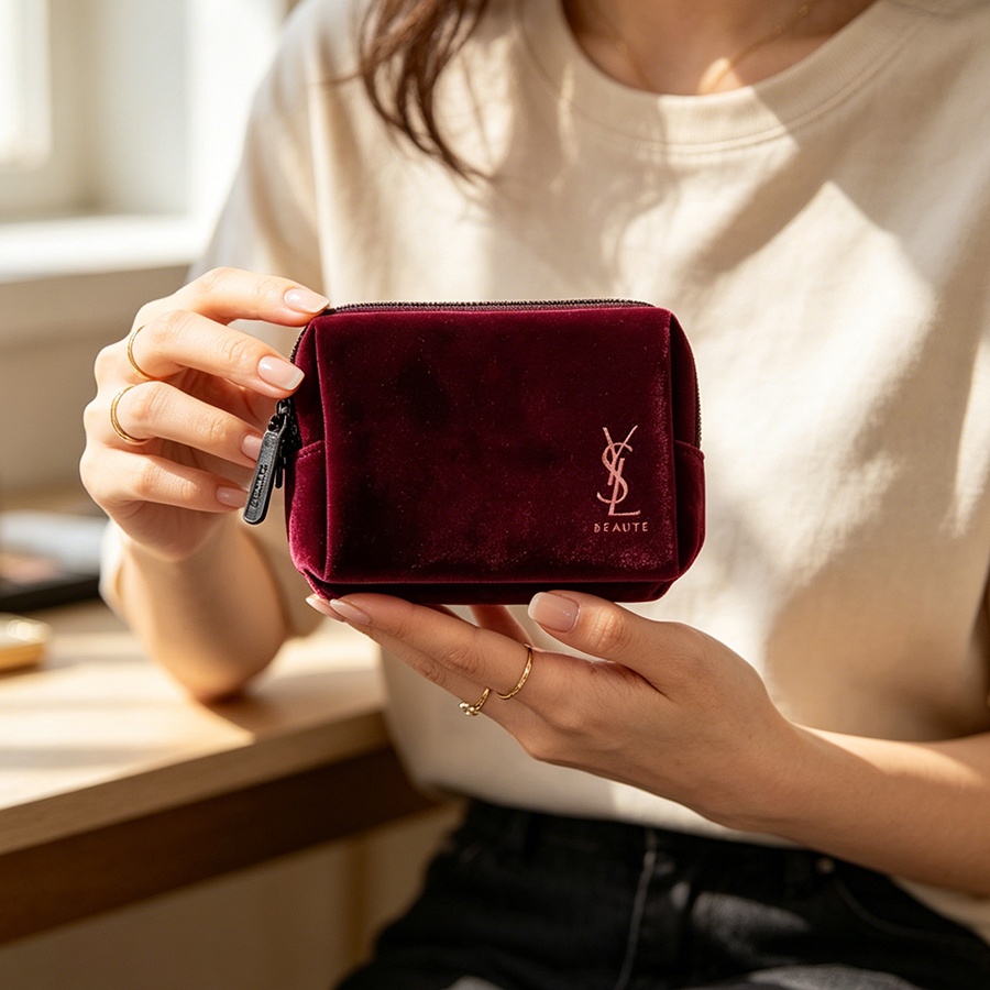 Сумка YSL, винно-красная, барх – обзор и цена Ysl Beauty Makeup