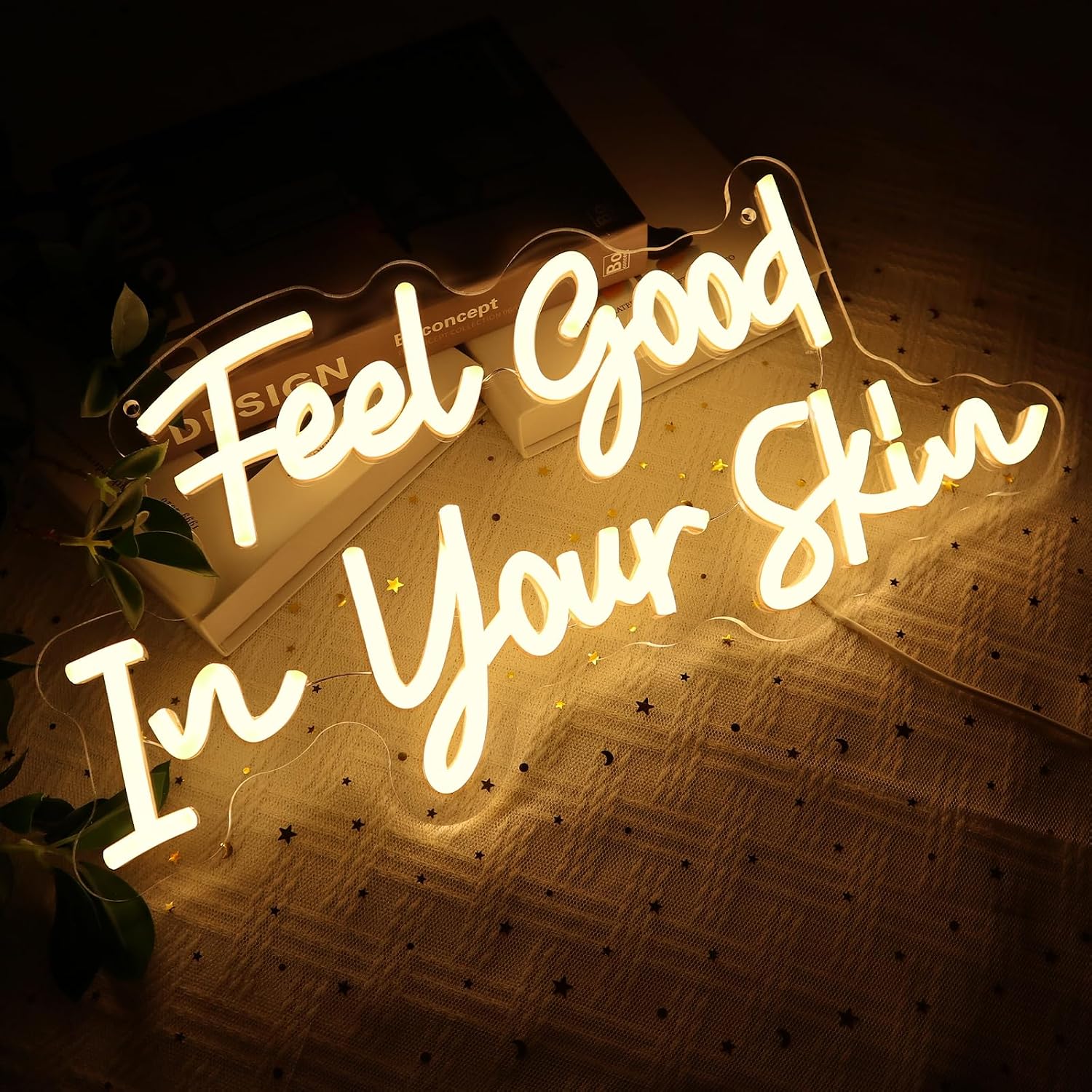 Неоновая LED-вывеска «Feel Goo – обзор и цена Your Beauty Makeup