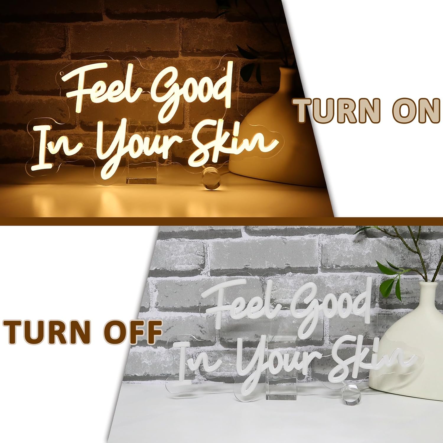 Неоновая LED-вывеска «Feel Goo – обзор и цена Your Beauty Makeup