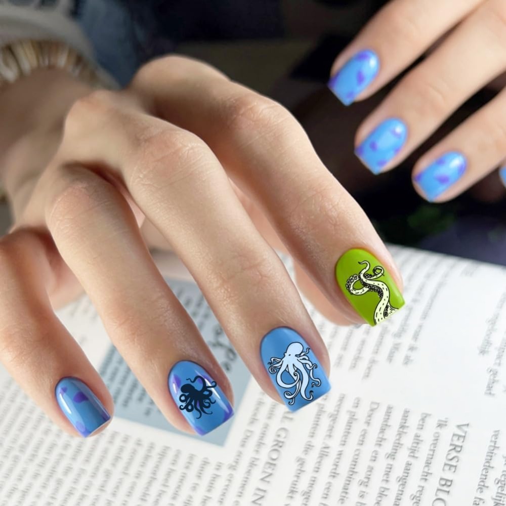 5 шт., тиснение ногтей на тему – обзор и цена Nail Art Stamping Kit