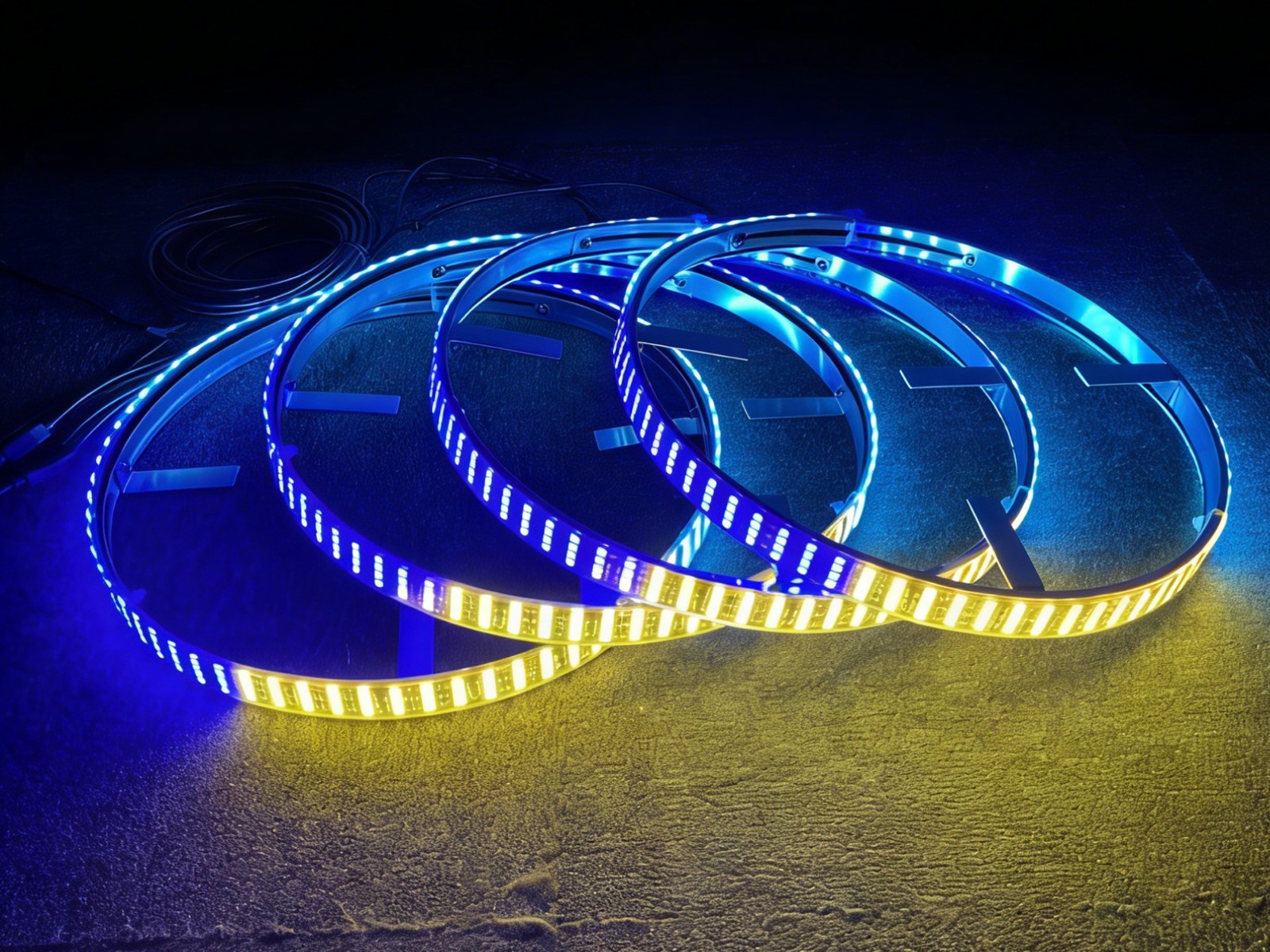 4 шт. 17,5-дюймовых RGB светод – обзор и цена Led Ring Light